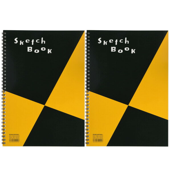 【1000円以上お買い上げで送料無料♪】【まとめ買い】 2冊セット スケッチブック A4 マルマン 図案シリーズ 画用紙 2個セット - メール便発送
