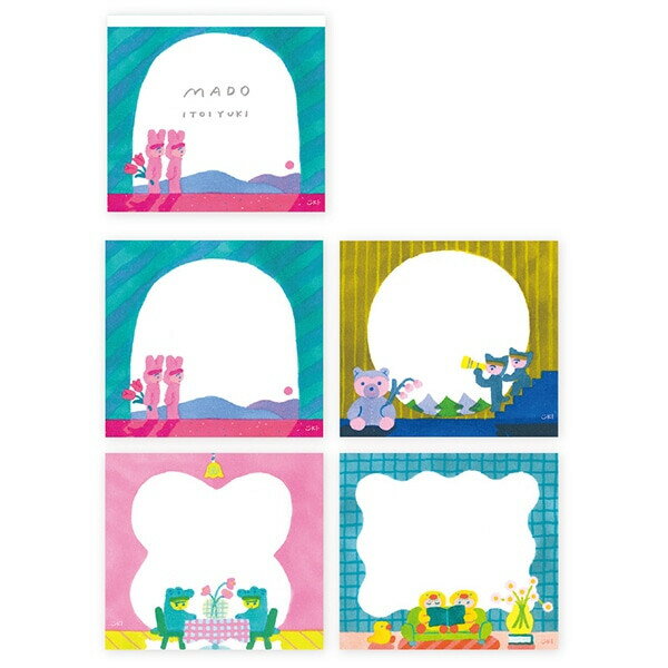 【1000円以上お買い上げで送料無料♪】表現社 いとい ゆき ブロックメモ MADO - メール便発送のサムネイル