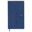 【1000円以上お買い上げで送料無料♪】ダイゴー 2025年 手帳・ダイアリー 4月始まり アポイント 1ヶ月ブロック 日曜始まり 薄型 手帳サイズ ブルー - メール便発送