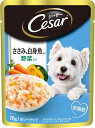 シーザー パウチ ささみ&白身魚入り 野菜入り ドッグフード 成犬用 70グラム (x 32) (まとめ買い)(4)