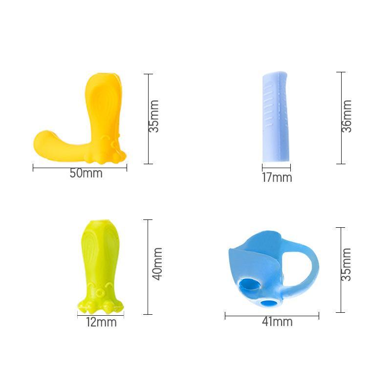 筆記具 子供用 握り方矯正 鉛筆グリップ ペンシルホルダー 持ち方矯正 練習用 右利き 左利き 幼稚園 小学生 男の子 女の子