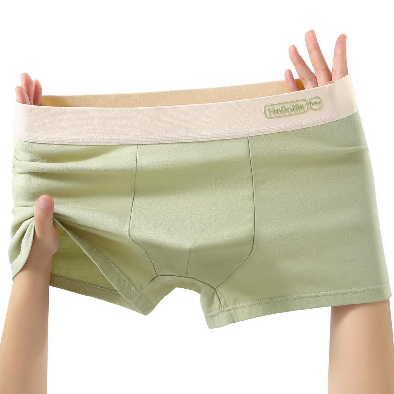 パンツ メンズ 男性用 下着 平角パンツ ボクサーパンツ 全綿 コットン 防臭 通気 伸縮 スポーツ アンダーウェア 短パン ショートパンツ スタンダード 大きいサイズ 普段使い