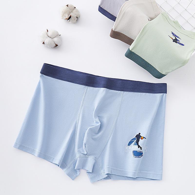 パンツ キッズ 男の子 平角パンツ ボクサーパンツ 綿 通気 無縫製 ボーイズ 子供用 下着 M L XL XXL XXXL(x3)