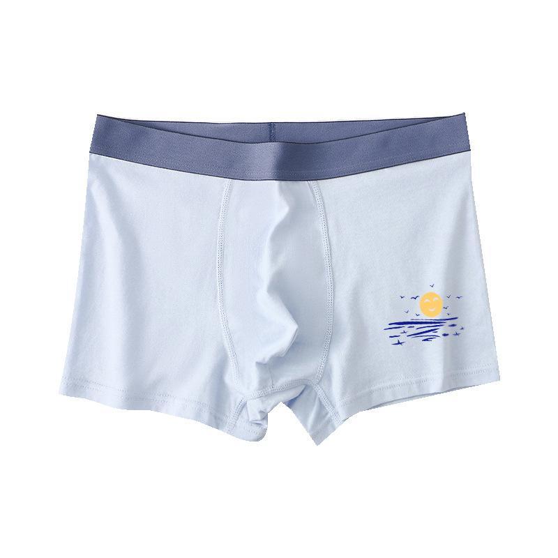 下着 メンズ ボクサーパンツ ショーツ パンツ アンダーウェア 綿 コットン 通気性 ボーイズ 男の子 子供 キッズ ジュニア ベビー ローライズ 4枚セット 5枚セット かわいい おしゃれ 普段使いstring
