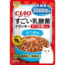 CIAO(チャオ) すごい乳酸菌クランキー かつお節入り かつお味 200g(4)