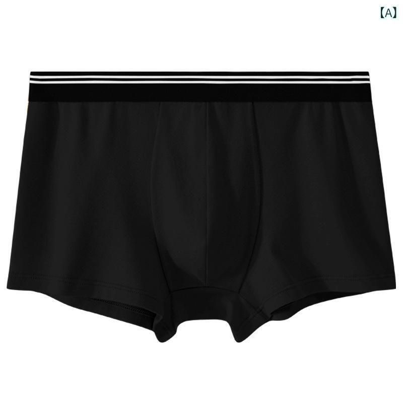 メンズ 下着 トランクス 男性用 パンツ 綿 コットン 大きいサイズ 通気性 中腰 4枚セット 黒 紺 グレー(x3)