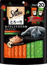 シーバ (Sheba) 猫用おやつ とろ~り メルティ まぐろ&とりささみ味セレクション 12g×20本入