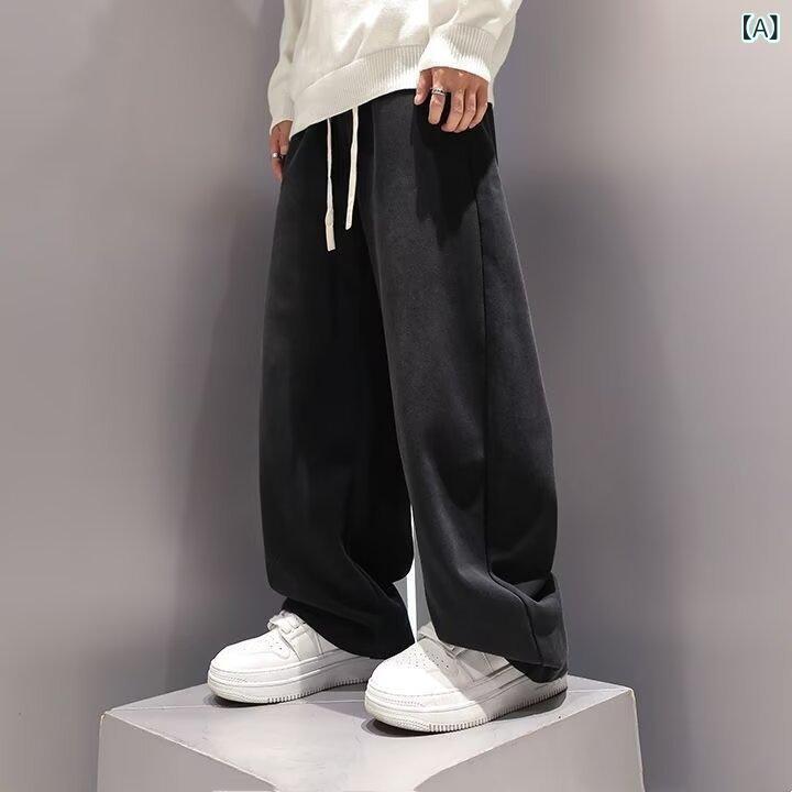 デニム メンズ 水洗い加工 ストレートジーンズ ビッグサイズ ゆったりシルエット デニムパンツ ジーパン カジュアルパンツ アメカジ 春秋