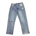 メンズ デニムパンツ スリムフィット ストレッチ ジーパン スキニーパンツ ロングパンツ 小さいサイズ 大きいサイズ ウォッシュ加工(x10)