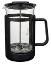HARIO(ハリオ)カフェプレス・U プレス式コーヒー 耐熱ガラス 実用容量600ml CPU-4-B ブラック