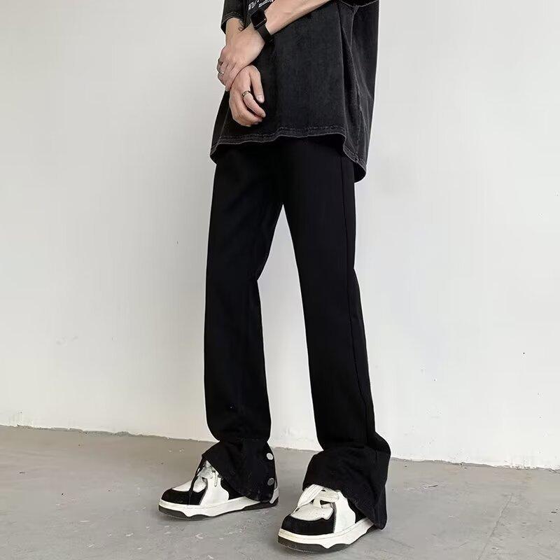 デニム メンズ ジーンズ ストレート 黒 ブラック 中厚手 Gパン ジーパン 普段使い カジュアル アメカジ