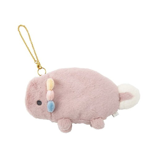 LIV HEART りぶはあと(Livheart) フラットポーチ マシュマロアニマルアクアミエ ウーパー (全長約14cm) 海の生物 小物 18301-23 LIV HEART りぶはあと(Livheart) フラットポーチ マシュマロアニマルアクアミエ ウーパー (全長約14cm) 海の生物 小物 18301-23