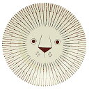 三郷陶器(Sango Toki) Sango ミッケ プレート S らいおん 6791-51 ホワイト 17cm(3)