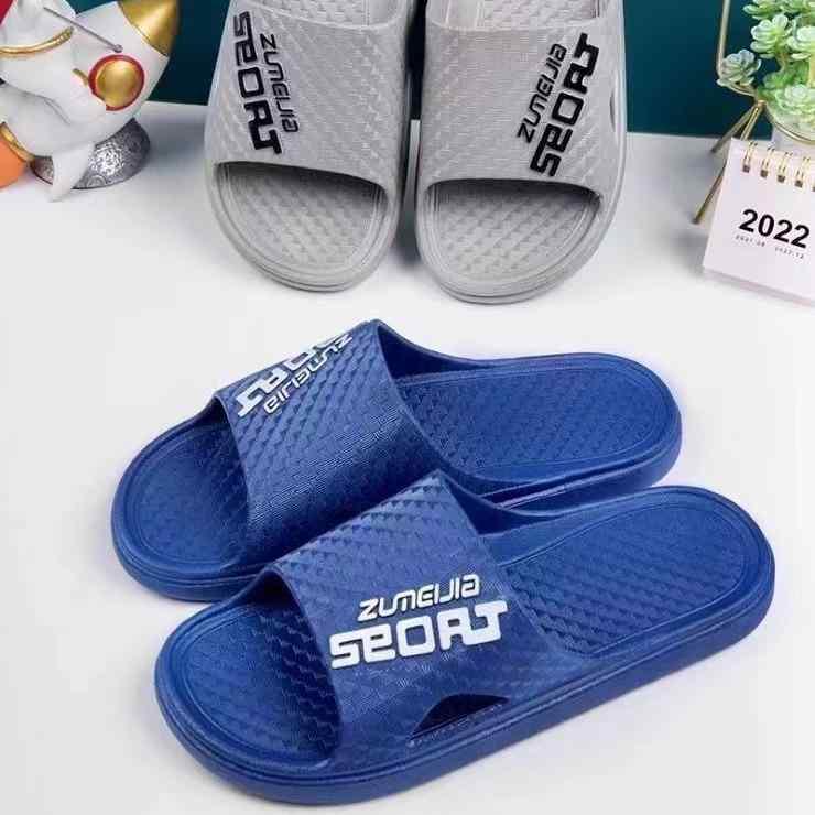 サンダル メンズ 男性用 紳士 普段使い 部屋履き リラックス シャワーサンダル ルームサンダル スリッパ 履きやすい 滑り止め ブルー グレー(x70)