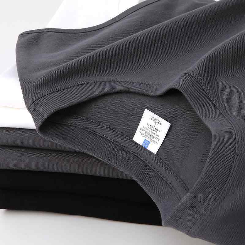 タンクトップ メンズ 男性用 ヘビーウェイト コットン 無地 ルーズフィット カジュアル 普段使い 運動 スポーツ 春