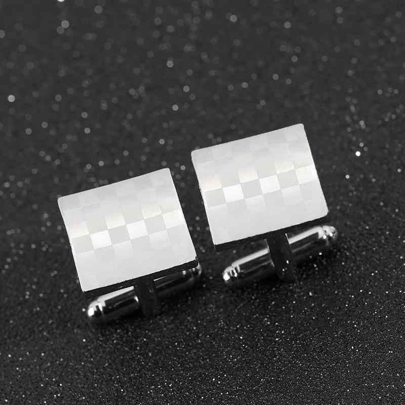 カフスボタン メンズ 男性用 フレンチ ビジネス フォーマル 袖口 アクセサリー 合金 電気メッキ加工 幾..