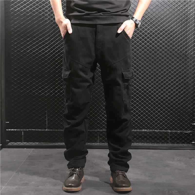 パンツ メンズ カーゴパンツ 裏起毛 厚手 作業着 ズボン 大きいサイズ 防寒 保温 快適 ストレート 冬 ..