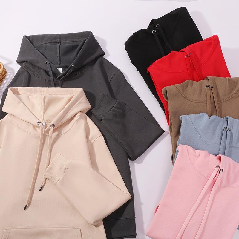 パーカー メンズ 男性用 スウェット フード付き 長袖 無地 春秋 綿 混紡 リブ裾 黒 白 赤 ベージュ コ..