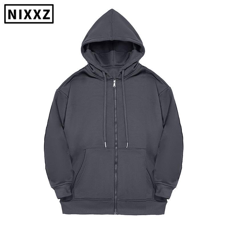 パーカー メンズ アメリカン レトロ プルオーバー スウェット 長袖 ポリエステル ゆったり 無地 黒 白 カーキ ワインレッド ネイビー ダークグレー 秋