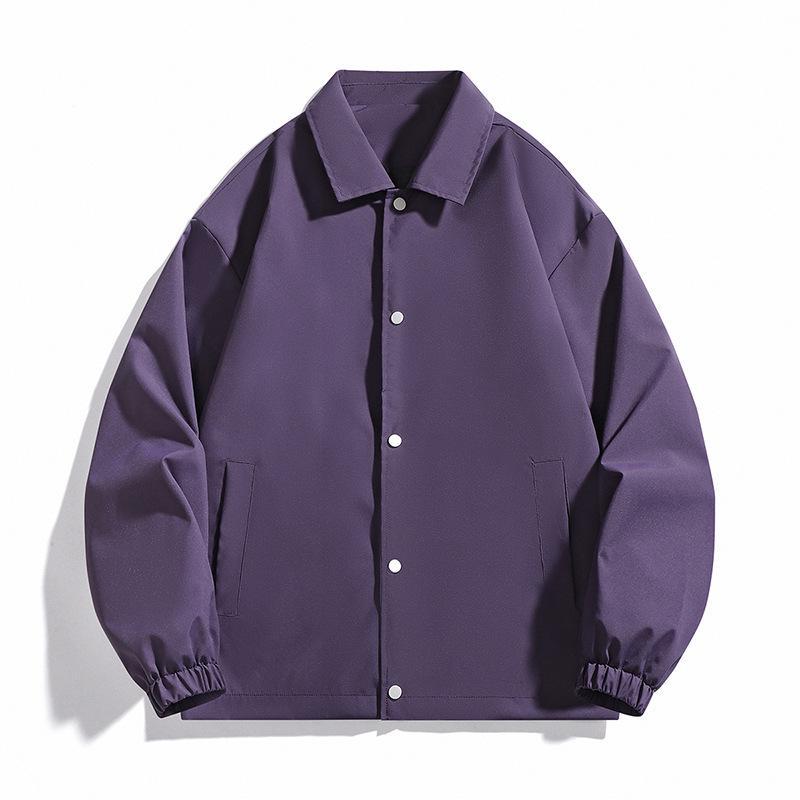 ジャケット メンズ 男性用 ブルゾン スタジャン スポーツウェア 運動着 普段着 春秋 薄手 ゆったりめ 大きいサイズ ブラック ベージュ系・商品カテゴリ: ジャケット・スタイル: 韓国版・対象年齢: 成人・対象: 男性・襟の形: 襟付き・フィットタイプ: ルーズ・前立て: シングルブレスト・フード: あり・厚さ: 薄手・柄: 無地・主な生地の組成: ポリエステル繊維・裏地: ポリエステル繊維・適用場面: スポーツ・袖丈: 長袖・色: ブラック.アプリコット.コーヒー.パープル.ピンク.ライトブルー・サイズ: M.L.XL.2XL.3XL・袖のタイプ: 通常袖・材質機能: 通気性・服の丈・裾のデザイン: ストレート・ポケットのデザイン: ジッパー付き・着方: 羽織り