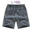 ハーフパンツ メンズ 接触冷感 スポーツ アウトドア リラックス ルームウェア 大きいサイズ 黒 青 グレー(4)