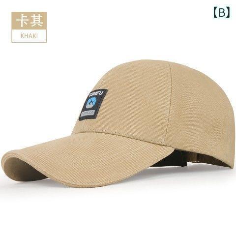 キャップ 男性用 大きいサイズ 秋冬 野球帽 無地 ベージュ カーキ ネイビー レッド キャメル ブラック