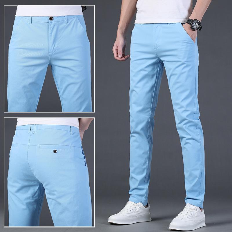 カジュアルパンツ メンズ スリム テーパードパンツ 男性用 韓国 スポーツ ウェア 薄手 無地 ロングパン..