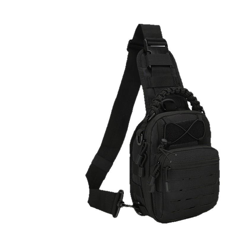 バッグ メンズ ミリタリー タクティカル チェストバッグ アウトドア スポーツ 撥水 斜めがけ 鞄 カーキ ブラック
