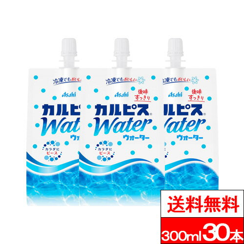 【 送料無料 】【 1ケース 】【 冷凍対応 】アサヒ カルピスウォーターパウチ 300g 30本 カルピス 水分補給 熱中症対策 乳酸菌飲料 乳酸菌 パウチ 冷凍対応 冷凍 まとめ買い ケース 箱買い アサヒ飲料