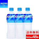  アクエリアス 500ml PET 24本 2箱 （計48本） スポーツドリンク ペットボトル 500 スポドリ ボトル ケース 水分補給 まとめ買い 24 48 スポーツ飲料 aquarius 箱買い 飲み物