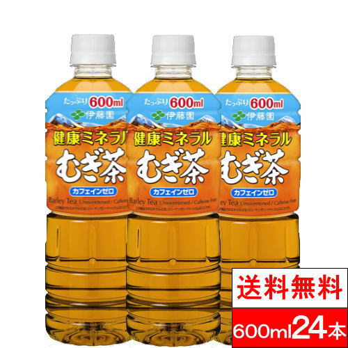 【送料無料】【1ケース】 伊藤園 ミネラル麦茶 600ml 24本 麦茶 むぎちゃ まとめ買い ミネラルむぎ茶 茶 ペットボトル ケース おいしい 国産 お茶 ペット 箱 ミネラル 夏 箱買い 飲み物