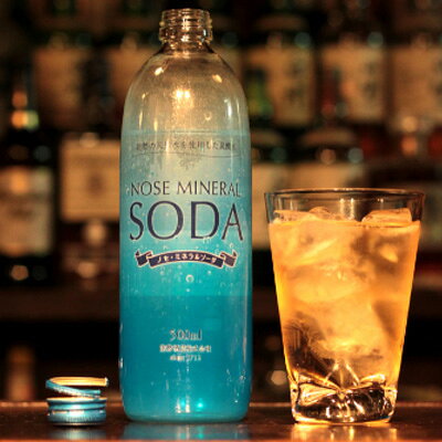 【 送料無料 】【 1ケース 】能勢酒造 ノセ ミネラルソーダ 強炭酸水 500ml 20本 ...