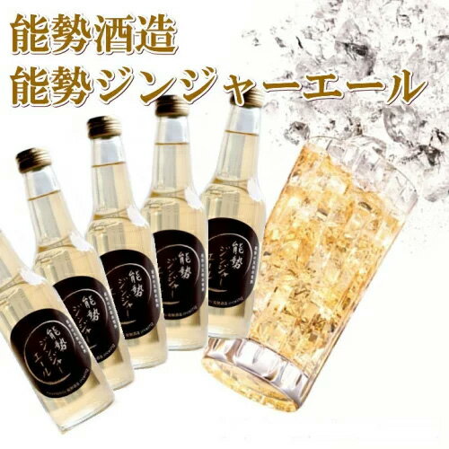 【送料無料】【1ケース】ジンジャーエール 能勢酒造 250ml 12本 瓶 国産 日本 炭酸 炭酸飲料 ジンジャエール こだわり おすすめ 割材のサムネイル