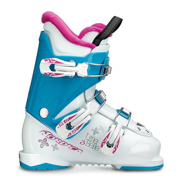 17-18 NORDICA ノルディカ ジュニア スキー ブーツ LITTLE BELLE 3 〔WHITE/LIGHT BLUE/PURPLE〕【 ジュニア】