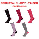 【お買得ペア2足組！】NORTH PEAK ノースピーク アソート ソックス　ジュニア　MP-655 / 2足組　JUNIOR SOCKS