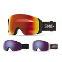 SMITH スミス スキー ゴーグル メンズ レディース 2024 4D MAG / 4Dマグ スペアレンズ付 ハードケース付 2023-2024 モデル