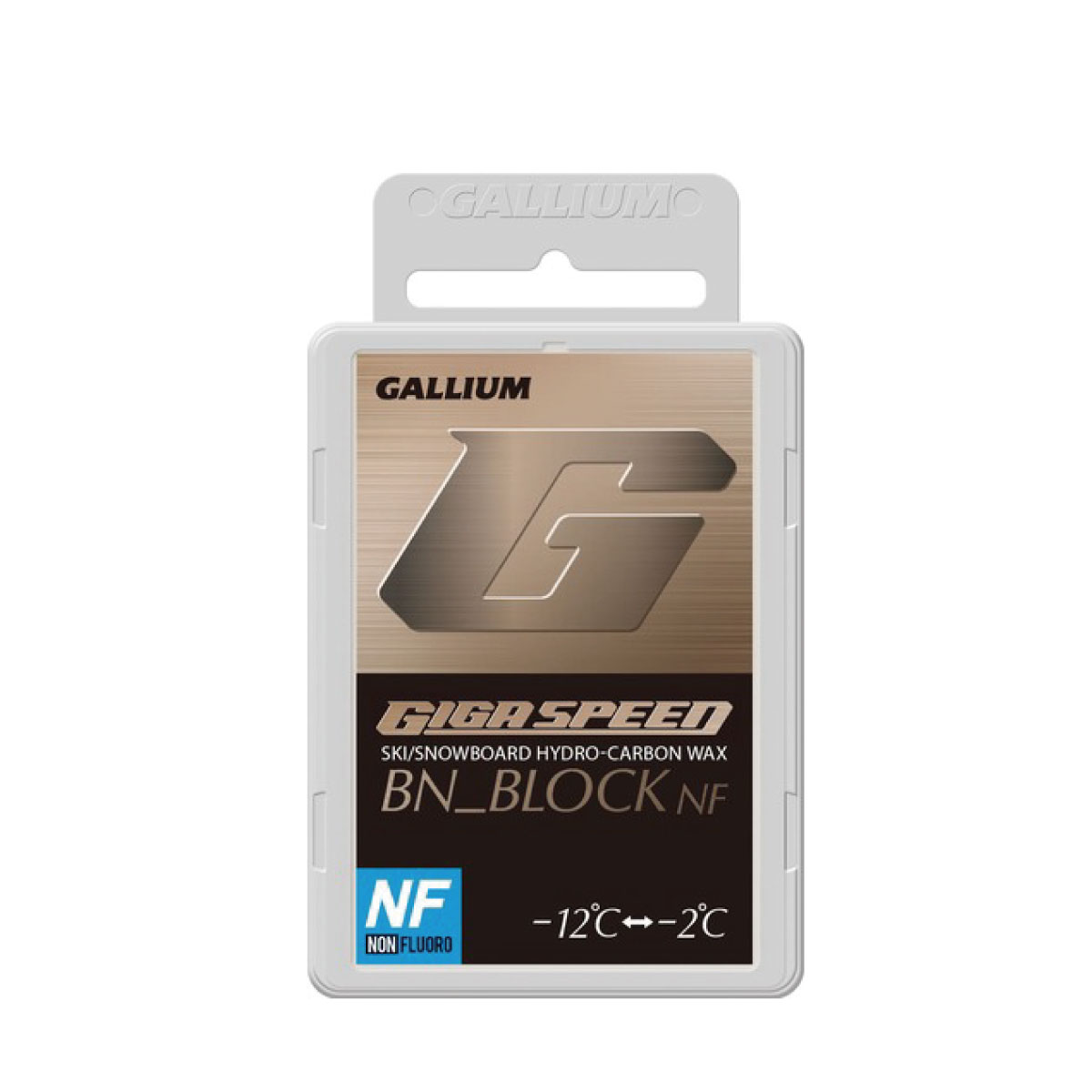 GALLIUM ガリウム ワックス GS4006 / GIGA SPEED BN_BLOCK NF(50g)BN配合パラフィンワックス-12℃～-2℃全雪質