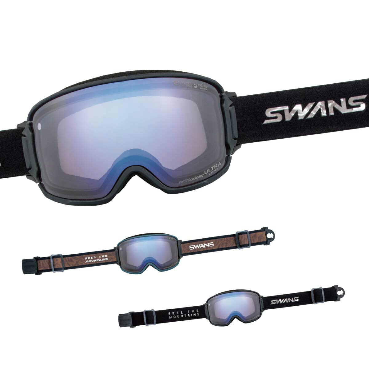 スキーゴーグル スワンズ ゴーグル スキー SWANS メンズ レディース 2025 RIDGELINE / リッジライン / RL-MDH-CU-LP 眼鏡・...