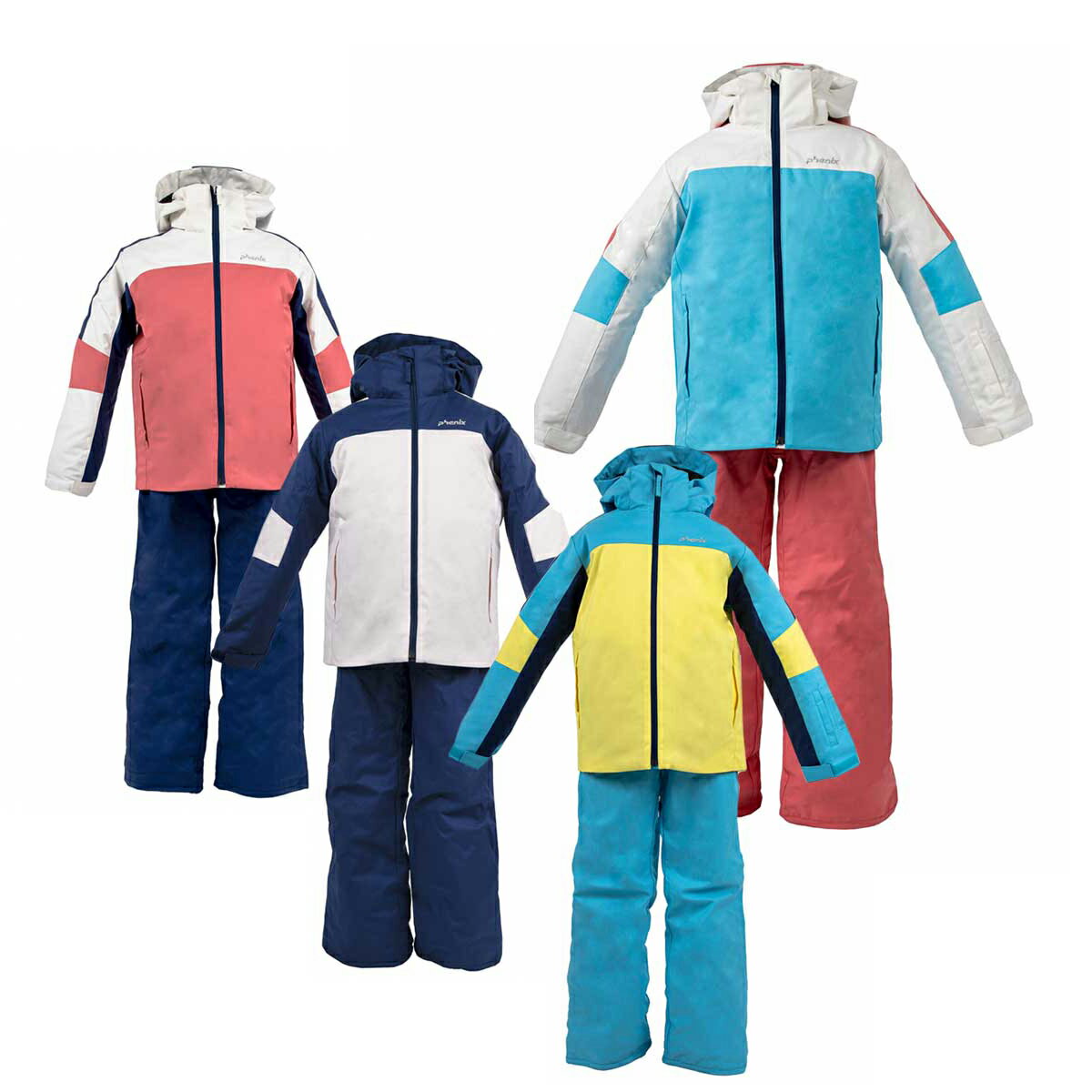スキーウェア キッズ スノーウェア ジュニア フェニックス PHENIX 上下セット 2025 ESG242P92 / Snow A..