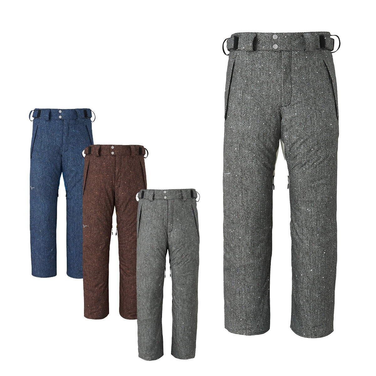 スキーウェア スキーパンツ パンツ ミズノ MIZUNO メンズ レディース 2024 Z2MFA340 / FREE SKI PRINT ..