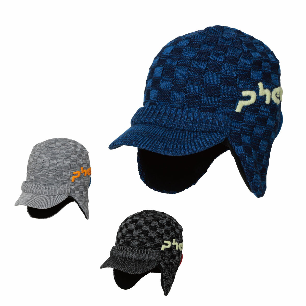 PHENIX フェニックス スキー ニット帽 キッズ ジュニア 2024 ESB23HW86 / Maskman Earflap Knit Hat 2023-2024