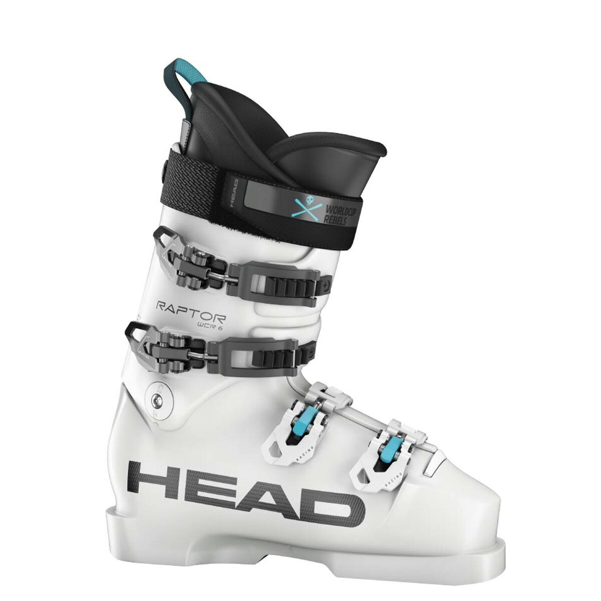 HEAD ヘッド スキーブーツ■RAPTOR WCR 6 SC RV ラプターWCR 6 SC RVフレックス（硬さ）：90/80ラスト（幅）：RV 1500ccLast （Size）91(25.5) 93(26.5) 95(27.5)シェル：PU - (SHORT CUFF)COLOR・WhiteSIZE・22.5cm、23.5cm、24.5cm、25.5cm、26.5cmPRODUCT FEATURES・レーシング・フレックス・チューニング・カフアライメント・拡大したトウボックス・リア・サポート・チューニング・JRレーシング・スポイラー・アダルトノルム・FIS公認ソール厚・リアバランス・フラットフォームウェッジBUCKLES・4スクリュー式マイクロアジャスタブル・アルミ合金バックル・RDロープロファイルバックルLINER・レーシング・WCR・プロ・シューレースオプション・レーシング・フットベッド・ベルクロストラップSL53mmERGO BALANCE・Race balance・Forward lean: 12°・Ramp angle 4°数々のレースコースを支配し世界最速のレーサーたちに選ばれた伝説的なラプター、ワールドカップで最も成功したブーツ。HEADフィッティングテクノロジーのおかげで、調整された正確なフィットで究極のスピードを実現できます。■バックルポジション高くなったレーシングバックルの固定位置とコンパクトシェル設計により、強い内傾を伴うエッジング時に偶発的な雪面との接触事故を防ぎます■カフアライメント新システム採用で、より正確な調整、ズレ防止、そしてシェルとカフ間の摩擦の低減を提供します。■拡張されたトウボックス長めのトウボックスは、ねじれを減らし、パワー伝達を増強すべくデザイン。新しいPU素材との組み合わせにより柔軟性が向上、振動を軽減、さらには粘りのあるリバウンドにより最高のコントロール性を提供します。■WCRブーツボード新しいWCRブーツボードには内反がないため、迅速でイージーなフィットが可能に。※メーカー企画書の情報で商品登録を行っております。予告なしに商品名と仕様変更される場合がございます。