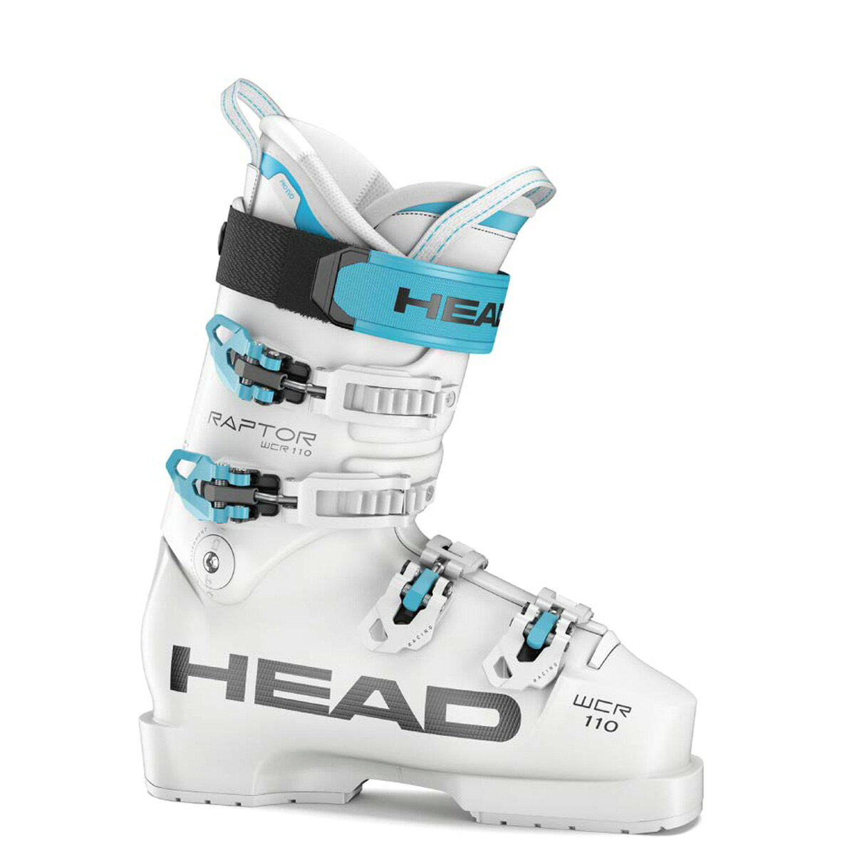HEAD ヘッド スキーブーツ■RAPTOR WCR 110 SC / ラプターWCR 110 SCフレックス（硬さ）：120/110ラスト（幅）：PV 1800ccLast （Size）94(25.5) 96(26.5) 98(27.5)シェル：PU - (SHORT CUFF)LEVEL:ProfessionalCOLOR・WhiteSIZE・22.5、23.5、24.5、25.5、26.5、27.5PRODUCT FEATURES・フレックス・チューニング・ダブル・カンティング・リアサポート・チューニング・拡大したトウボックス・FIS公認ソール厚・フラット・フォームエッジ・アダルト規格BUCKLES・4スクリュー式マイクロアジャスタブル・アルミバックル・RDロープロファイルバックルLINER・WCR・HFプロ・HPフレーム・フットベッド・45mmベルクロストラップERGO BALANCE・レースバランス・前傾角 旧方式 16°/新方式 9°・ランプ角 4°数々のレースコースを支配し世界最速のレーサーたちに選ばれた伝説的なラプター、ワールドカップで最も成功したブーツ。HEADフィッティングテクノロジーのおかげで、調整された正確なフィットで究極のスピードを実現できます。■バックルポジション高くなったレーシングバックルの固定位置とコンパクトシェル設計により、強い内傾を伴うエッジング時に偶発的な雪面との接触事故を防ぎます■カフアライメント新システム採用で、より正確な調整、ズレ防止、そしてシェルとカフ間の摩擦の低減を提供します。■拡張されたトウボックス長めのトウボックスは、ねじれを減らし、パワー伝達を増強すべくデザイン。新しいPU素材との組み合わせにより柔軟性が向上、振動を軽減、さらには粘りのあるリバウンドにより最高のコントロール性を提供します。■WCRブーツボード新しいWCRブーツボードには内反がないため、迅速でイージーなフィットが可能に。※メーカー企画書の情報で商品登録を行っております。予告なしに商品名と仕様変更される場合がございます。