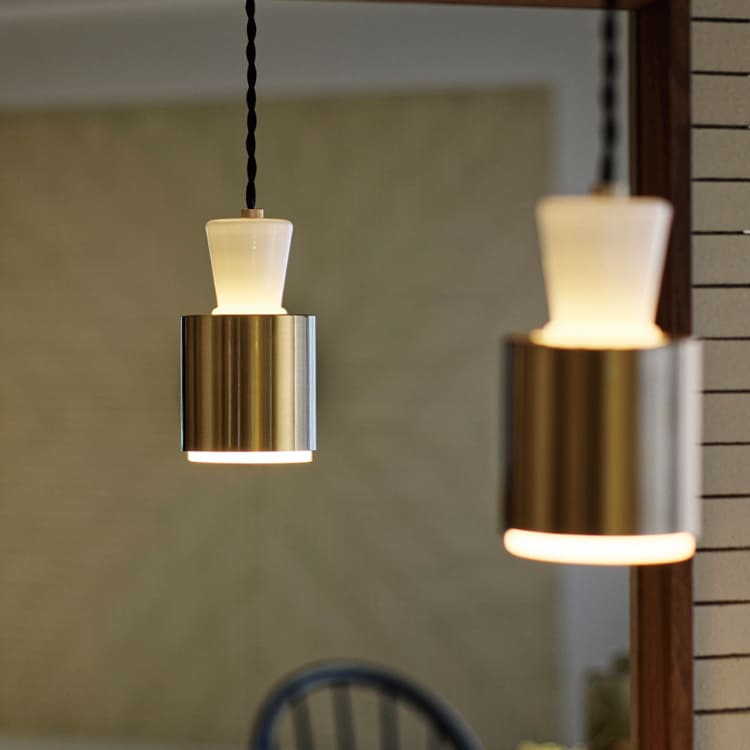 Rakuten - ペンダントライト 1灯 ノーヴァ Nova インターフォルム LT-4433 照明 おしゃれ ペンダント 照明器具 LED 北欧 ミッドセンチュリー モダン シンプル ミニマル ゴールド ダイニング キッチン かわいい E17