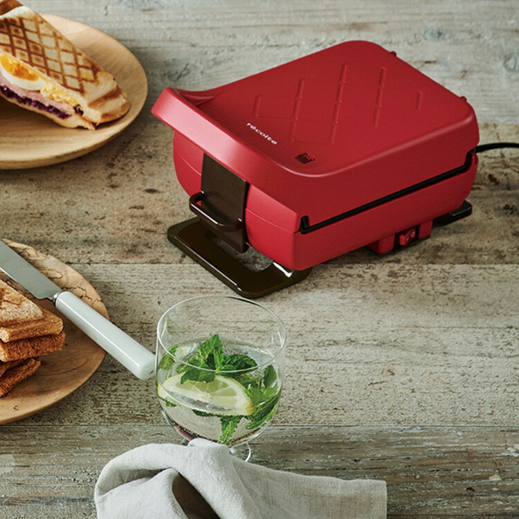 レコルト プレスサンドメーカー プラッド RPS-2 recolte ホットサンドメーカー ホットサンド サンドイッチ 簡単 かわいい お...