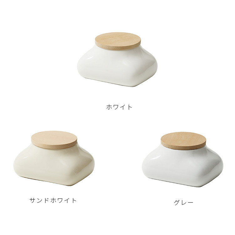 イデアコ ウェットシートケース mochi【ウェットティッシュケース ideaco モチ 陶器 フタ付き ウェットシート入れ おしりふき ティッシュ ケース 詰め替え トイレクリーナー 収納 ベビー用品 除菌シート お尻拭き メイク落とし おしゃれ かわいい 北欧 韓国インテリア】 [2]