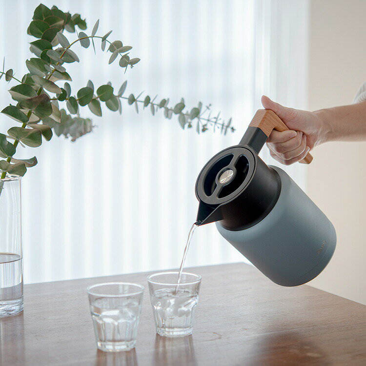 サーモジャグ キート1200 ラージ 【1.2L ジャグ 卓上ポット 保温 保冷 リバーズ Rivers モノカラー ス..