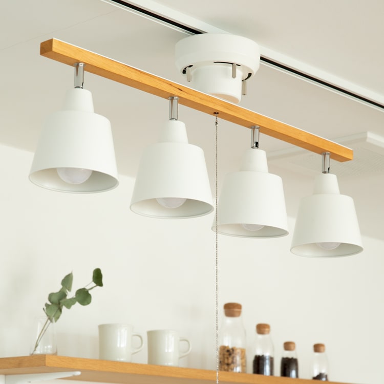 シーリングライト 4灯 ジュード おしゃれ 間接照明 6畳 8畳用 照明器具 電気 ライト リビング用 ダイニング用 天井照明 食卓用 カフェ 北欧 寝室 ペンダントライト 子供部屋 シーリングスポットライト LED かわいい キッチン おしゃれ照明 リビング 一人暮らし フェミニン