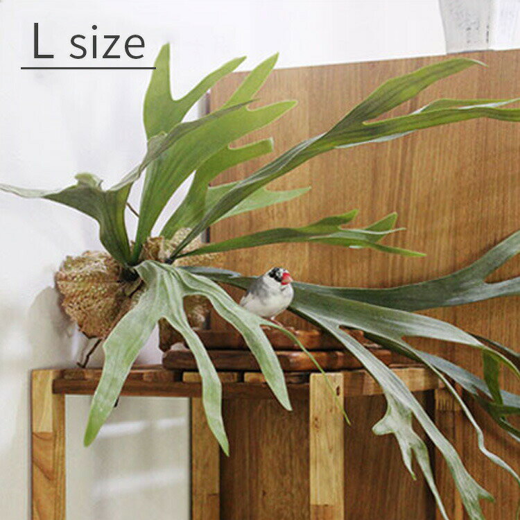 【いなざうるす屋】フェイクグリーン コウモリラン L 【いなざうるす グリーン 緑 フェイク ガーランド..