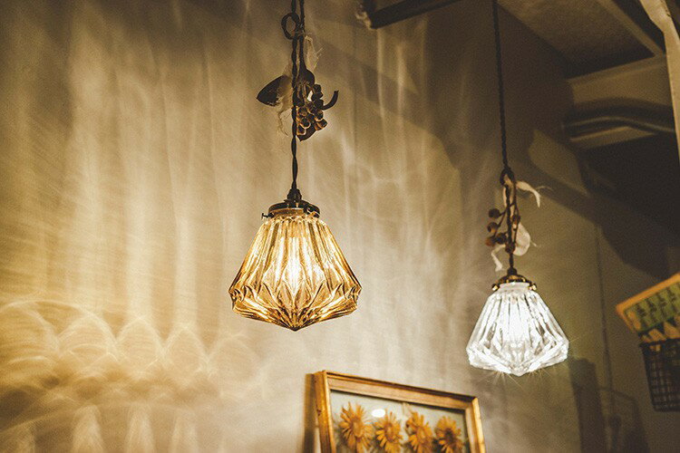 ペンダントライト 1灯 ロレエ[LORRZ PENDANT LAMP]lt-1591 インターフォルム[interform]【間接照明 照明器具 電気 E17 led 対応 ディスプレイ スチール ガラス レトロ 北欧 寝室 おしゃれ かわいい 可愛い ガラスペンダント インテリア ダイニング照明 食卓用 リビング】 [2]